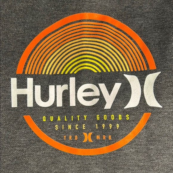 Hurley Gray Crewneck Sweater with Ribbed Cuffs - Picture 3 of 5